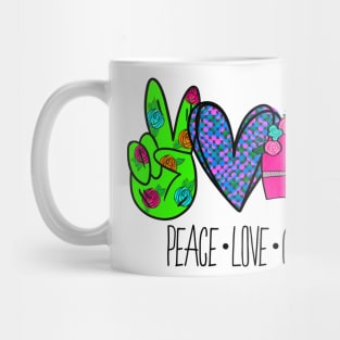 Peace Love Camping Mug